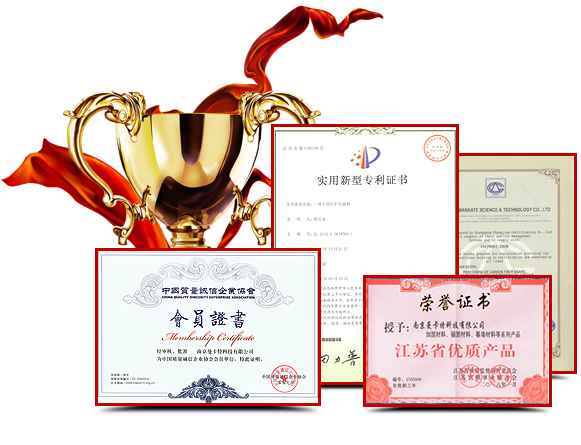 南京曼卡特榮譽資質(zhì)