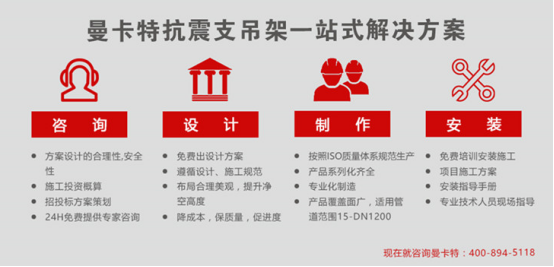 一站式解決您的抗震支架需求，就在曼卡特~