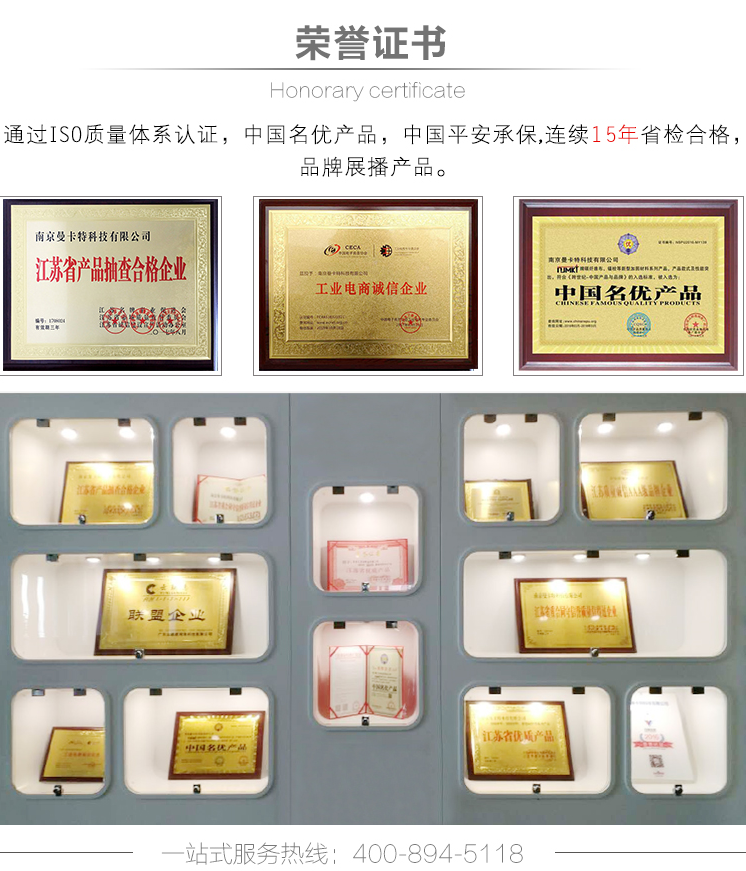 曼卡特這么多項(xiàng)榮譽(yù)！來自市場和行業(yè)的見證！