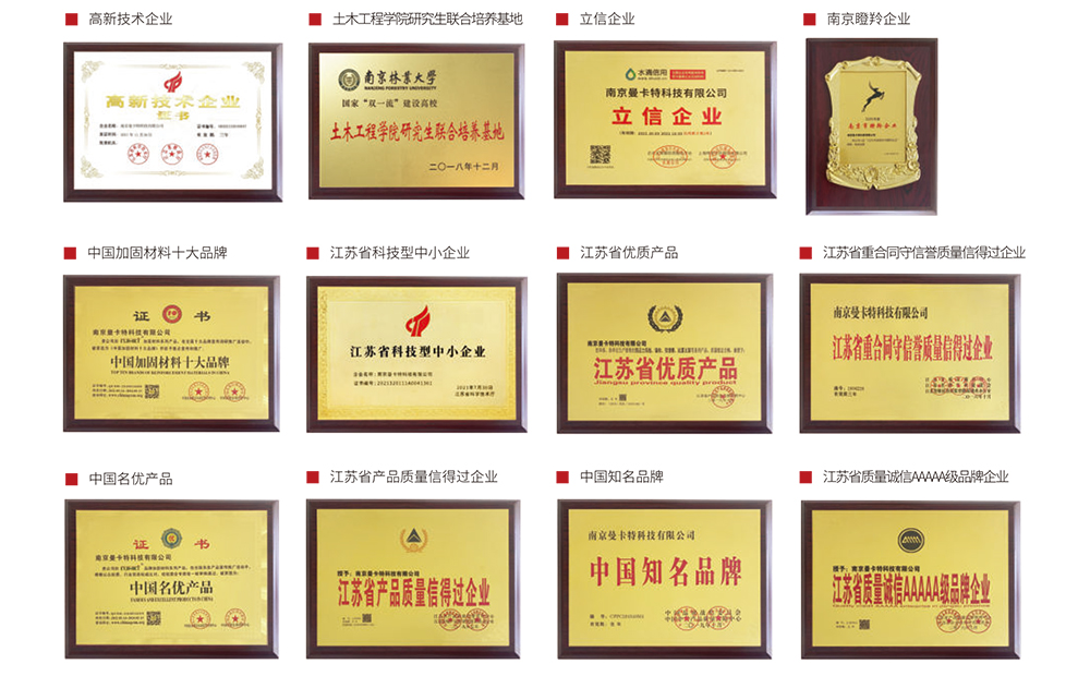 南京曼卡特榮譽(yù)證書(shū)